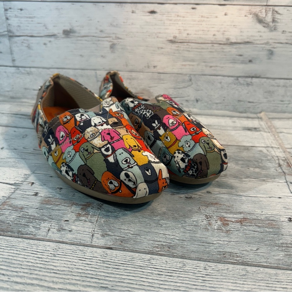 BOBS for DOGS SKECHERS MEMORY FOAM SLIP on flats SHOE size 10